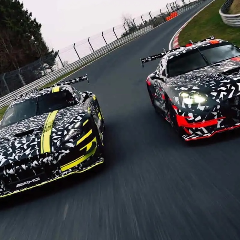 mondial de l'auto 2026 mercedes-amg gt3 et GT Black Series